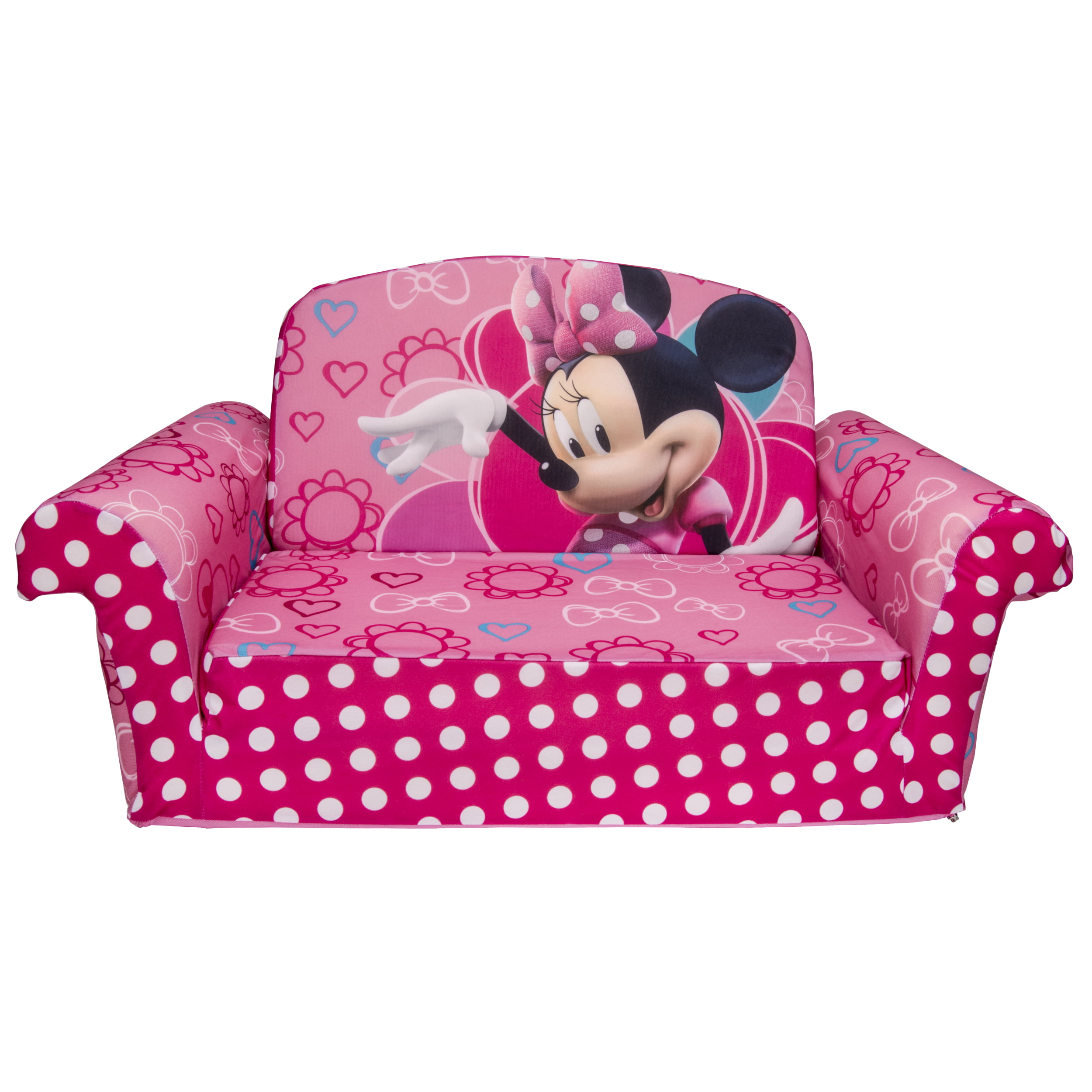 Marshmallow Furniture Disney Toy Story 4 Children's 2-in-1 Flip Open Foam Sofa 