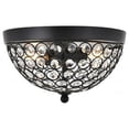 thumbnail image 1 of Living District LD5012F10MB Taye 2 Light Matte Black Flush Mount, 1 of 4
