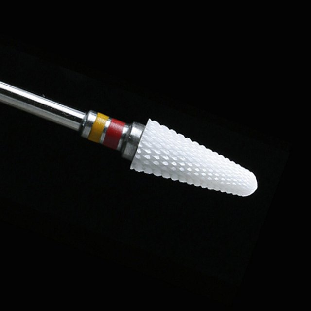 1 Uds. Fresa de cerámica para uñas, brocas para manicura eléctrica, brocas para pedicura, limas para máquina, herramientas para decoración de uñas Tan Jianjun unisex