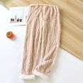 thumbnail image 2 of Edvintorg Maternity Lounge Pants Women Winter Maternity Clothes Solid Color Flannel Plush Loose High Waist Pregnancy Pajama Pants with Belly Support Pregnant Clothes for Women, 2 of 7