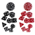 thumbnail image 1 of 20 Piezas de Dados de Múltiples Caras D8 D10 D12 D20 D24 D30 D60 Mazmorras RPG Hugo Dados poliédricos, 1 of 10