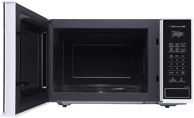 Restored Panasonic NN-SC64MW Mid-Size 1.3 cu. ft. 1200W Inverter Technology Microwave Oven with Genius Sensor Cooking, White (Refurbished)