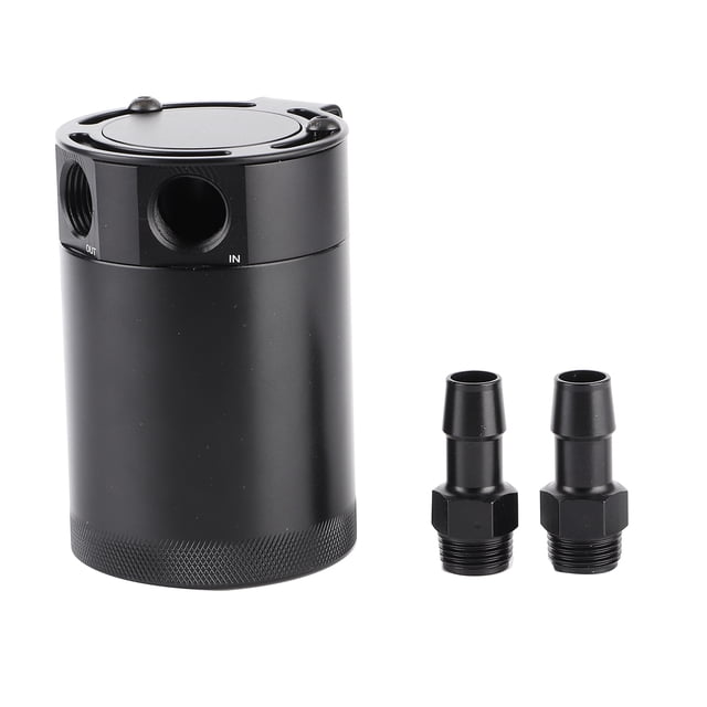 TANQUE DE CAPTURA DE ACEITE, DEPÓSITO DE ALEACIÓN DE ALUMINIO RESTENTE DE ALTA RESTENCIA Universal para accesorios para automóviles