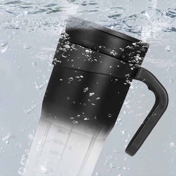 Batidora Personal Portátil para Batidos y Batidos con 6 Cuchillas, Manejar Recargable por USB y Tapa con Pajita