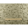 thumbnail image 3 of Taupe/Green Vine Embroidered Drapery Fabric, Fabric By the Yard, 3 of 4