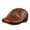 Yellow Brown, variant on Fashion 100% Genuine Leather Large Cap Male Head Layer Cowhide Beret Cow Leather Big Size Man Hat Earmuffs ,Durable Quality