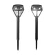 thumbnail image 2 of Luces solares para exteriores con enchufe de tierra, luz para césped, impermeable, para patio, jardín, decorativas, luz blanca cálida, dos opciones de luz solar de plástico, 2 of 6