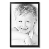 ArtToFrames 16" x 25" Black Picture Frame, 16x25 inch Black Wood Poster Frame (WOM-5141)