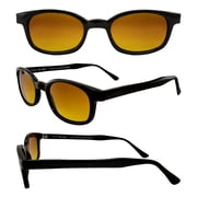 Original KDs Biker Sunglasses with Blue Buster Amber Lenses