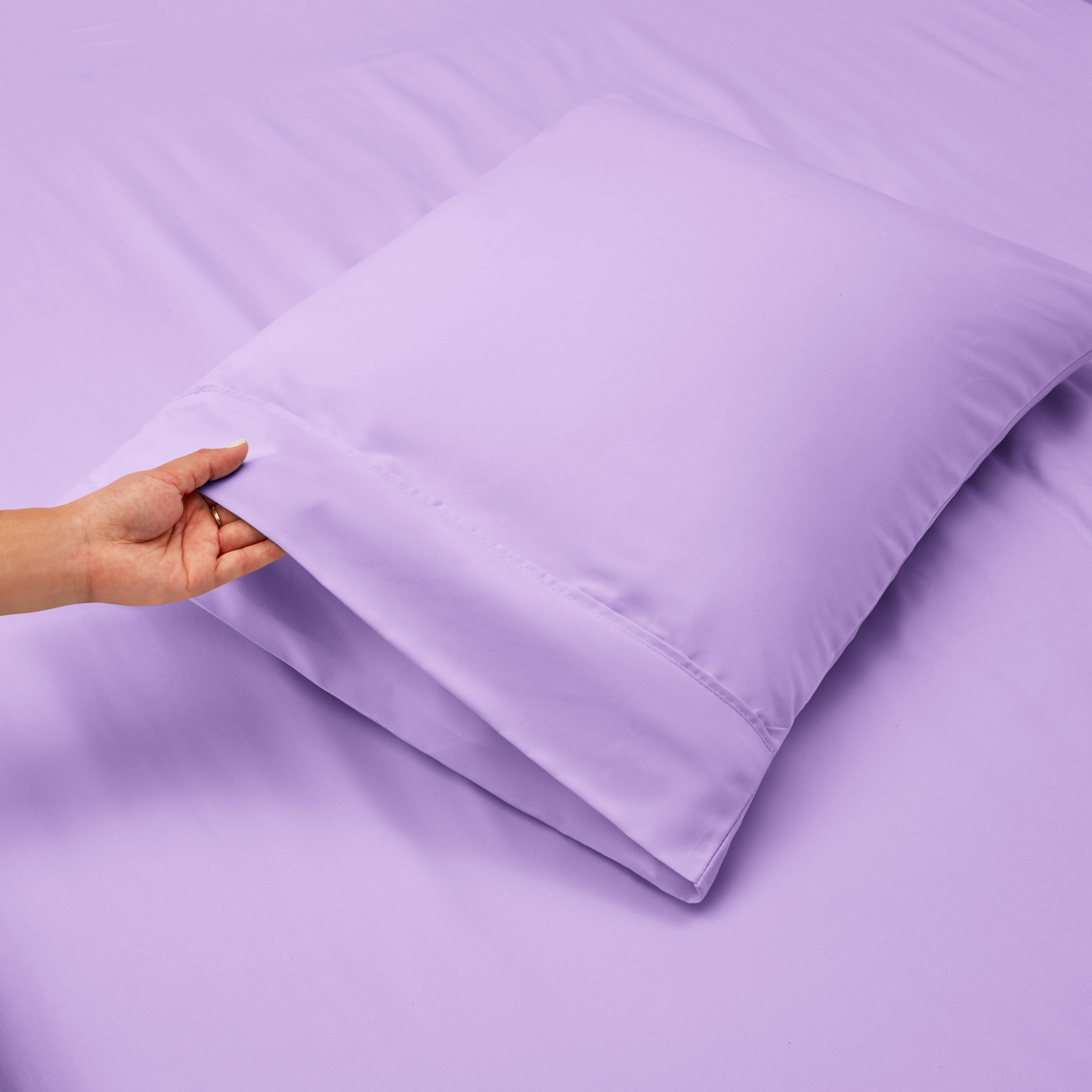LammaLoe Extra Deep Pocket Sheets Twin Set, 3 Piece, Fits 18"-24" Mattress, Breathable & Extra Soft Bed Sheets, Lavender