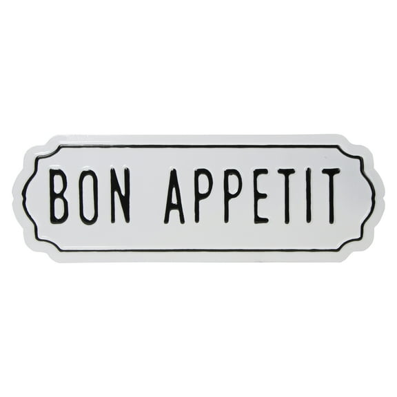 Northlight "Bon Appetit" Hanging Metal Wall Sign - 14"