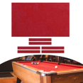 thumbnail image 2 of koolsoo Nappe de Billard, Table, Nappe de Jeu de Sports Intérieurs de Snooker avec Coussin 8 Pieds Rouge, 2 of 9