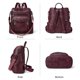 thumbnail image 2 of Mochila Shrie Fashion de piel para mujer, color negro, 2 of 6