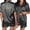 A-Black83, variant on XIAONU Bridesmaid Print Satin Pajama Sets for Women Short Sleeve Notch Collar Shorts Loungewear Pajamas