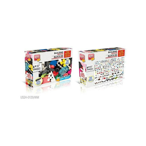 Block Tech Assorted Mixed Colours Building Blocks