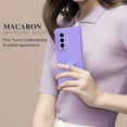 thumbnail image 4 of Mantto for Samsung Galaxy Z Fold4 Slim Case,Built-in Screen Protector & Rotatable Ring Bracket,Shockproof Hinge Protection Magnetic Car Mount Anti-Fingerprint Ultra Thin Phone Case,Purple, 4 of 7