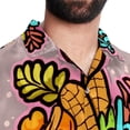 thumbnail image 5 of Thanksgiving Font Men's Short Sleeve Beach Button Down Casual Printed Summer Shirts - Unisex, 5 of 6