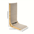 thumbnail image 3 of JAYWAYNE Multifunctional L - Shaped Cat Scratcher, Cat Scratcher, Cardboard Cat Scratcher - 23.6" Tall for Home, Pet Store, Cat Playroom, 3 of 4