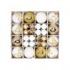 thumbnail image 4 of 44 bolas navideñas para árbol de Navidad, irrompibles y brillantes. Dorado y Blanco, 4 of 9