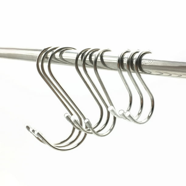 WEUVEB 12Ud Gancho Sobre Puerta Acero Inoxidable Resistente Para Toallas Y Ropa
