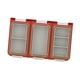 thumbnail image 2 of Caja transparente para anzuelos y cebos con divisores desmontables. Caja para señuelos de pesca. Rojo, 2 of 8