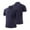 Dark Blue, variant on Afdoent Men's Polo Shirts Male Leisure Fashion Business Ice Silk Stretch Mesh Short Sleeve Tops Polo Shirt Breathable