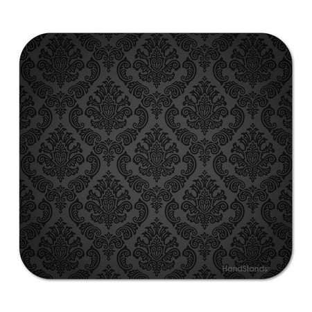 UPC: 0012844136340 | Deluxe mouse mat – black & white comfortable non slipper pad