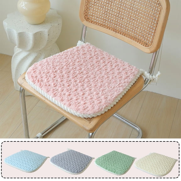 Tyidzon Kitchen Chair Cushions for Dining Chair, Soft Tufted Non-Slip Seat Cushion, Chair Pads with Ties for Indoor Office Kitchen Dining Furniture