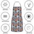 thumbnail image 6 of Pofeuu Happy Halloween Print Aprons with Pockets, Cute Aprons for Kitchen, Cooking, Server, Barber, Chef Apron, 6 of 7