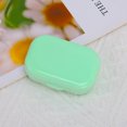 thumbnail image 5 of Unique Bargains 1 Set Contact Lens Case Compact Rectangular Lens Storage Case Green, 5 of 5