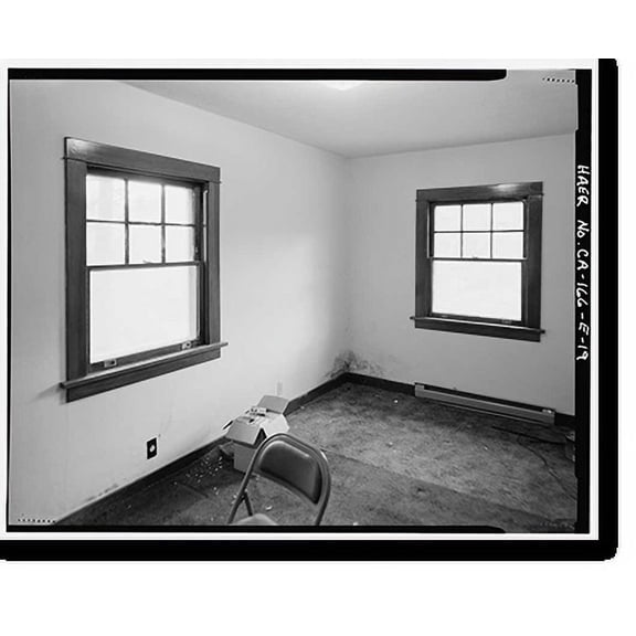 Historic Print, Rush Creek Hydroelectric System, Clubhouse Cottage, Rush Creek, June Lake vicinity, Mono County, CA - 19, 16" x 20"