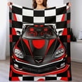 thumbnail image 5 of Grid Racing Car Soft Cozy Warm, Lightweight And Plush Flannel Throw Blankets - Perfect for Couch, Bed, Travel, 5 of 8