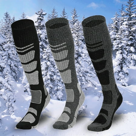 

Xyer 1 Pair Men Skiing Snowboarding Thermal Long Socks Outdoor Sports Warm Supplies