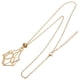 thumbnail image 1 of FELTECHELECTR Collar con soporte de piedra de cristal de metal ajustable, colgante de metal, soporte de cristal, accesorio de joyería, 1 of 4