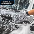 thumbnail image 6 of The Rag Company - The Cyclone Ultra - Car Wash Mitts - 8in x 9in Blue + Black (2 Pack), 6 of 10