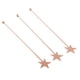 thumbnail image 2 of 6 Piezas De Cóctel De Cobre Agitadores De Bebidas Palillo de material acero Inoxidable Swizzle Stick Reutilizable Hugo Cóctel Swizzle Sticks Heart, 2 of 9