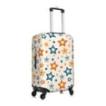 thumbnail image 3 of PAYOHTO Highly Elastic Spandex Suitcase Cover Luggage Cover Medium Fits 22 to 24 Inch Colourful Star Shape on Neutral Beige, 3 of 8