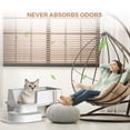 thumbnail image 6 of Enclosed Stainless Steel Cat Litter Box Extra Large Litter Box for Big Cats, High Side Enclosure Metal Litter Pan Tray with Scoop, Anti-Leakage, Easy Cleaning, 6 of 9