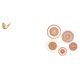 thumbnail image 1 of Figura de pájaros,Figura de pájaro dorado,decoración del hogar,estatua de animal,Manualidades de pared,Decoración para colgar en la pared,ratán artesanal tejido,Juego de decoración de, 1 of 8