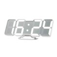thumbnail image 1 of Yeacher Upgraded 3D Wireless Remote Digital RGB LED Alarm Clock USB Powered Time/Temperature/Date Display 115-Color Changing 3-Level Brightness Sound Control Humidity/Countdown/Snoozing Functions Wall, 1 of 7