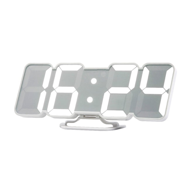 Yeacher Upgraded 3D Wireless Remote Digital RGB LED Alarm Clock USB Powered Time/Temperature/Date Display 115-Color Changing 3-Level Brightness Sound Control Humidity/Countdown/Snoozing Functions Wall