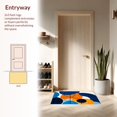 thumbnail image 3 of ODIKA 5'x7' Machine Washable Non-Slip Area Rug, Abstract Geometric Basketball Graphic Modern Boys Room High Traffic Rug, Blue, 147126, 3 of 7