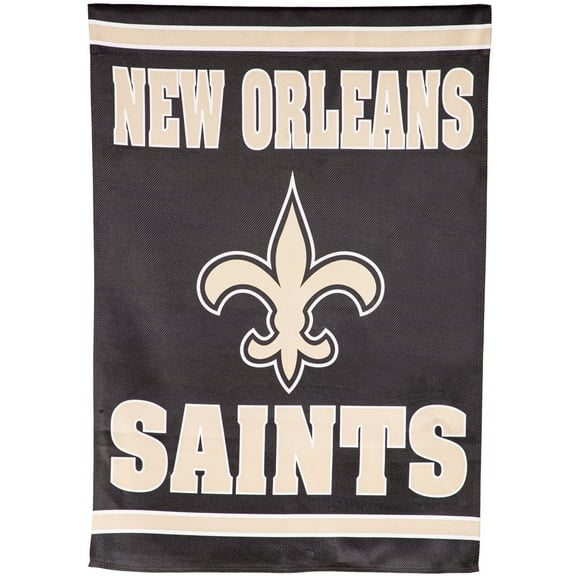 New Orleans Saints 28" x 44" Double-Sided Embossed Suede House Flag