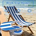 thumbnail image 4 of 2026 Clip-On Drink Holder Desk Bottle Stand Universal Cup Holder Clip for Outdoor Indoor Beath for Water Drink Beverage Soda Coffee Mug Holder, Secure Your Beverage Anywhere, 4 of 6