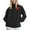 Black 2, variant on Wensltd Womens Waterproof Jacket Hooded Lightweight Outdoor Hiking Sport Windbreaker with Pocket