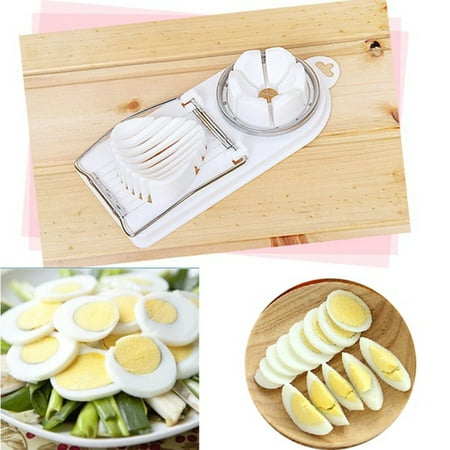 

Farfi Stainless Steel Multifunction Cut Boiled Egg Cutter 2 In 1 Tomato Mold Slicer