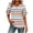 Khaki 01, variant on DeHolifer Womens T-Shirts V-Neck Casual Printed Short Sleeve Summer Casual Loose Tees Tops Black XL