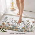 thumbnail image 3 of Pastoral Botanical Door Mat&nbsp;Indoor Outdoor Entrance, Non Slip Small Rug for Kitchen Bathroom Entryway Rug, Farmhouse Floral Watercolor Washable Doormat Floor Mat for Office Home Decor 18x30 Inch, 3 of 8