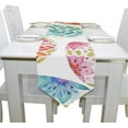 thumbnail image 4 of SKYSONIC Rectangle Easter Pattern Multi-Colored Eggs Printed Table Runner 13x90in for Wedding Birthday Holiday, 4 of 5
