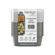 Bentgo Compartment Snack Containers Plastic 4.2 × 6.1 × 2.3 inches Silver